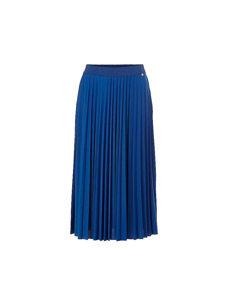 RICH & ROYAL Plisseerock blau | 38